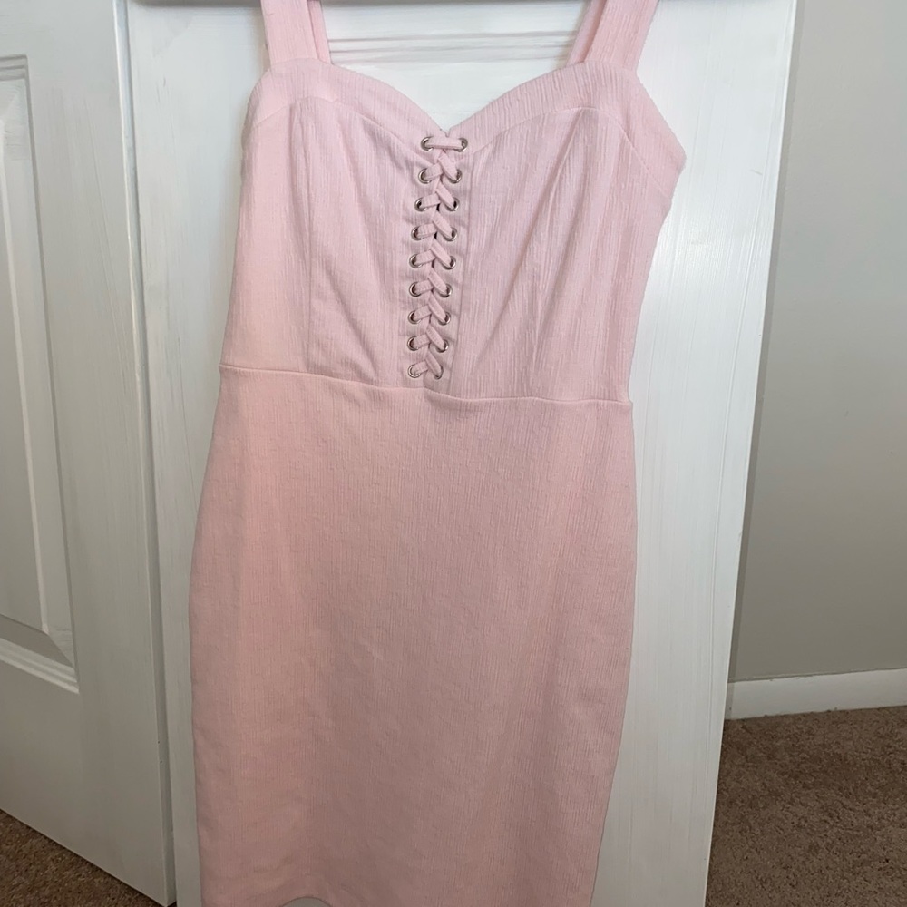 Pink cocktail dress